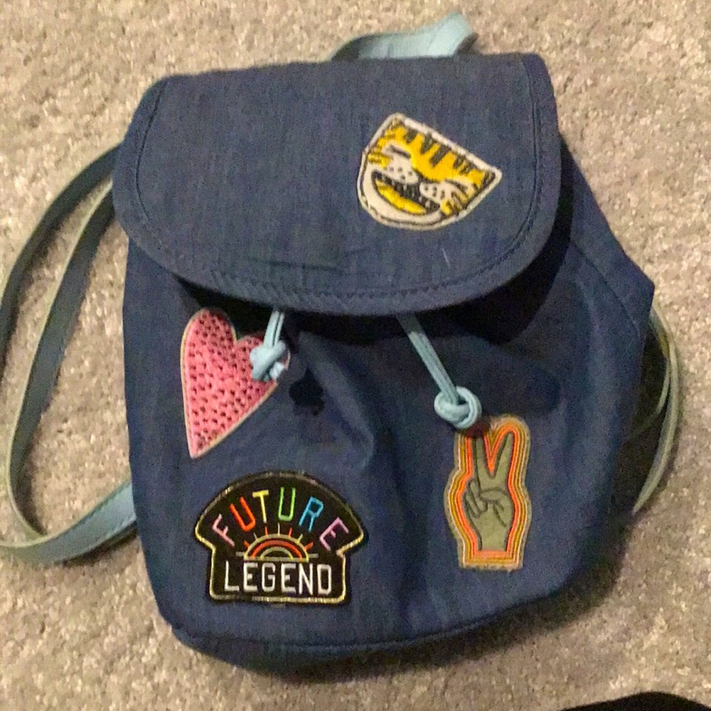 Really cute girls mini patch backpack